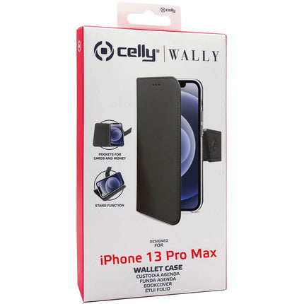 Wallet Case iPhone 13 Pro Max Black