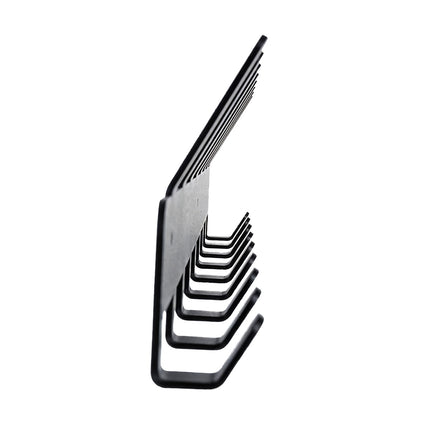 Wall hanger (17 hooks) - black