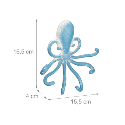 Wall hook with octopus