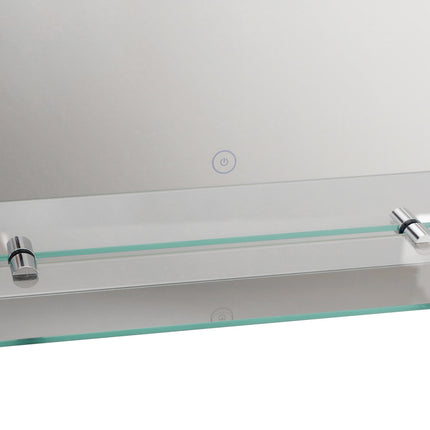 LED bathroom mirror with shelf, waterproof, 50x15.5x70cm