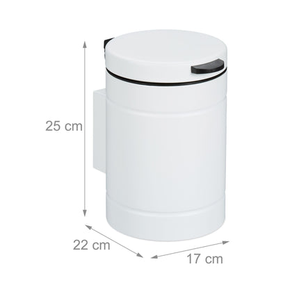 Wall-mounted cosmetics container 3 liters