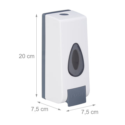 Wall-mounted soap pump