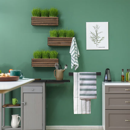 Wall-mounted towel rail