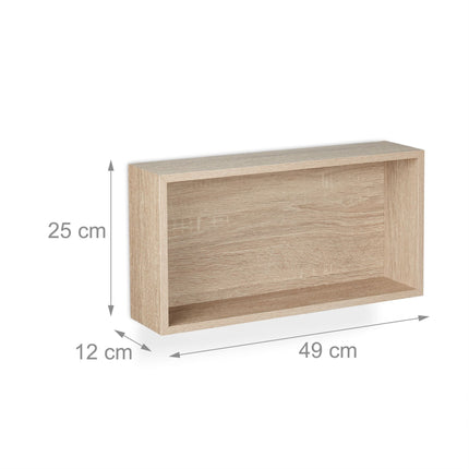 Wall shelf cube set of 3