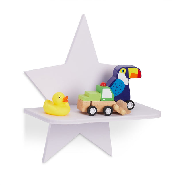 Wall shelf with stars for the children's room