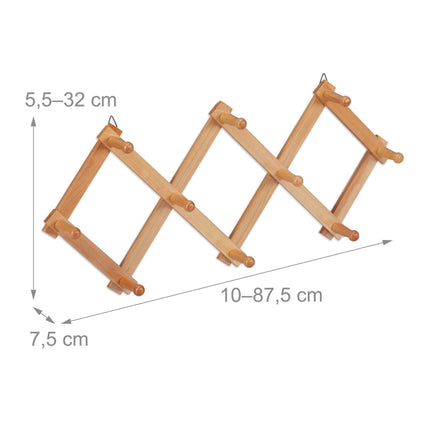 Wall shelf wood foldable