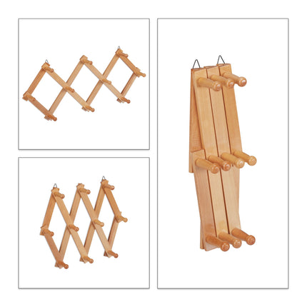 Wall shelf wood foldable