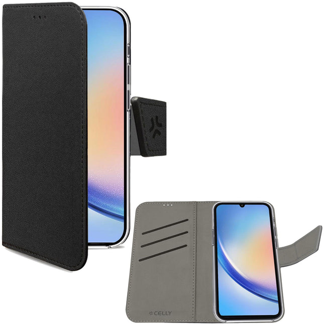 Wally Wallet Case Galaxy A35 5G Black