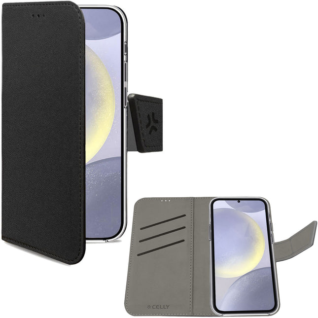 Wally Wallet Case Galaxy S24+ 5G Black
