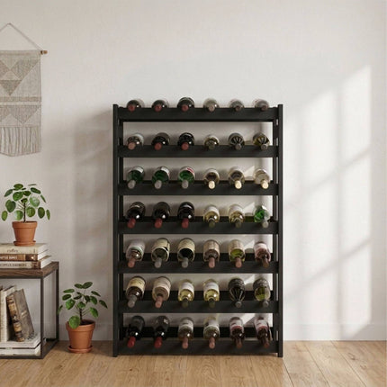 Walnut Wine Bottle Holder – Horizontal Rack, 1 Bottle