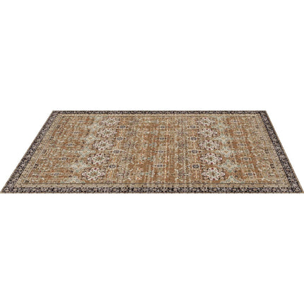 Washable Area Rug 6x9 Ft, Non-Slip Vintage, Pet And Kid Safe