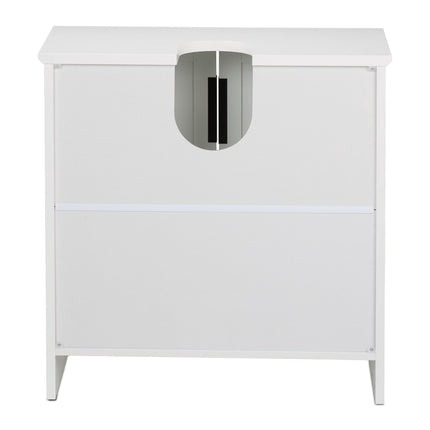 Washbasin cupboard with doors