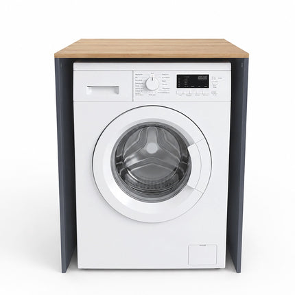 Washer Cabinet, Anthracite, Engineered Wood, 88x68x60 cm