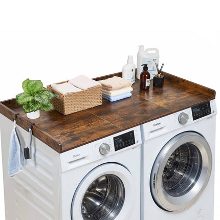 Washer Dryer Countertop 137 x 69.9 cm, Edge, Hooks