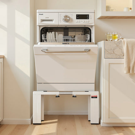 Washer Dryer Pedestal Stand, 12 In, 1200 Lb, White
