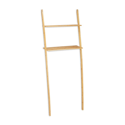 Washing machine shelf in bamboo