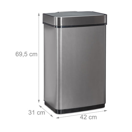 Waste bin with sensor, 60 litres