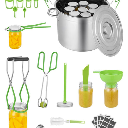 Water Bath Canning Kit, 11-Piece Stainless Steel Set