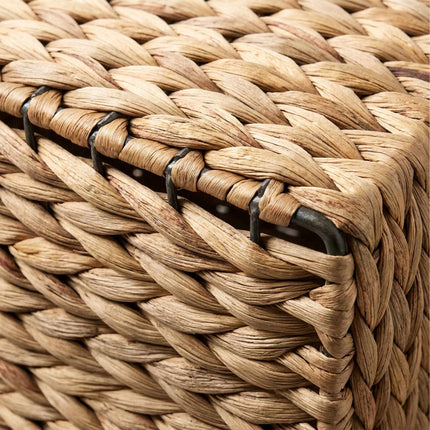 Water Hyacinth Basket for 6 Bottles