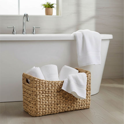 Water Hyacinth Magazine Holder with Handles