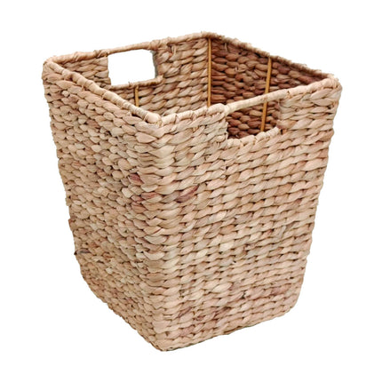 Water Hyacinth Wastepaper Bin – Woven Design