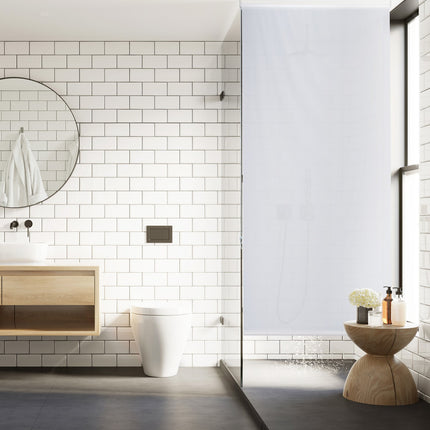 Water-Repellent Bathroom Roller Blind, Ceiling or Window Mount