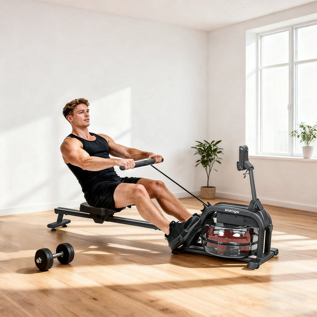 Wioślarz wodny, zbiornik 6-11 l, monitor LCD, udźwig 135 kg