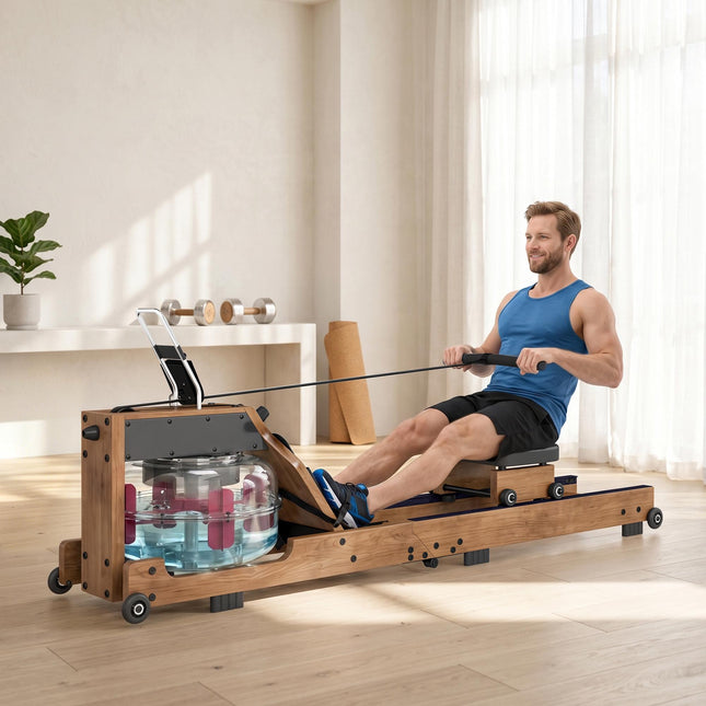 Wioślarz wodny, składany, aplikacja Bluetooth, 158 kg