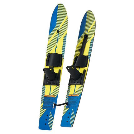 Water Ski Trainers 46 Inch, Adjustable Bindings, Stabilizer Bar