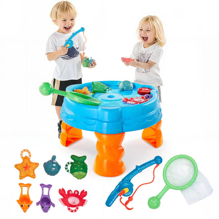 Water Table for Toddlers, Fishing Game Set, 9-Piece