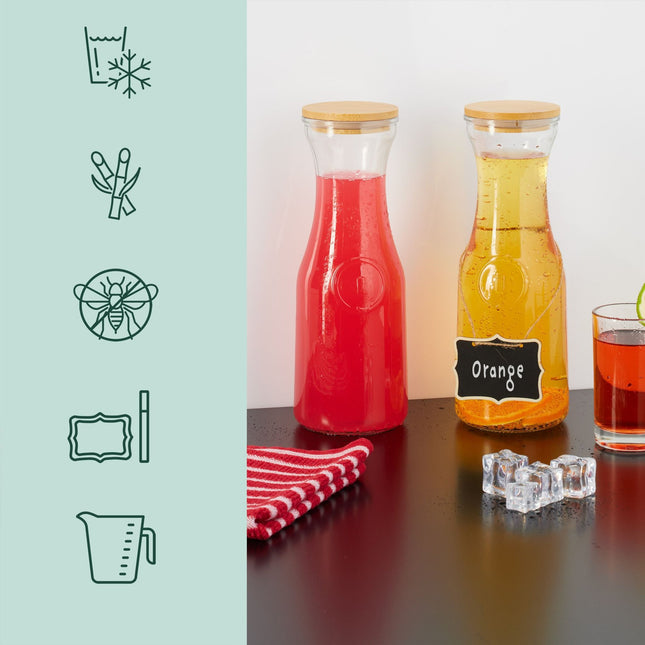 Water carafe with lid in set