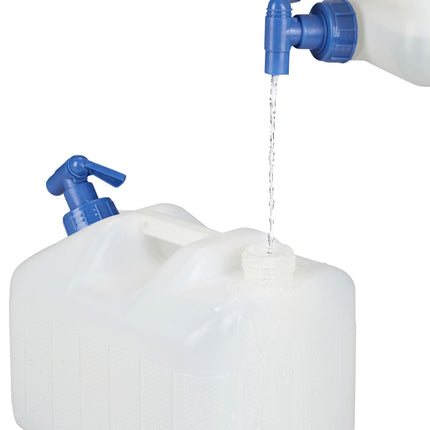 Water jug with faucet