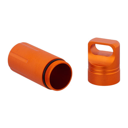 Waterproof Aluminium Keychain Capsules, Set of 3