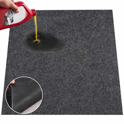 Waterproof Garage Floor Mat 2 x 2.6 m, Non-Slip Oil Containment