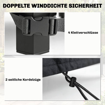 Waterproof Garden Furniture Cover, 420D Oxford, 125x125x74cm