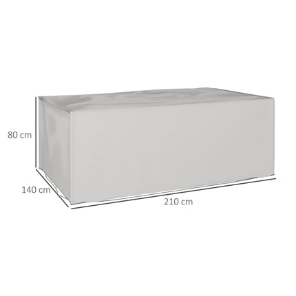 Waterproof Garden Furniture Cover, 600D Oxford, 210x140x80 cm