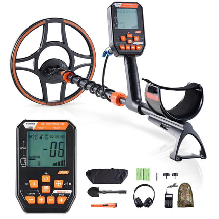 Waterproof Metal Detector, IP68, 12-Inch Coil, Wireless