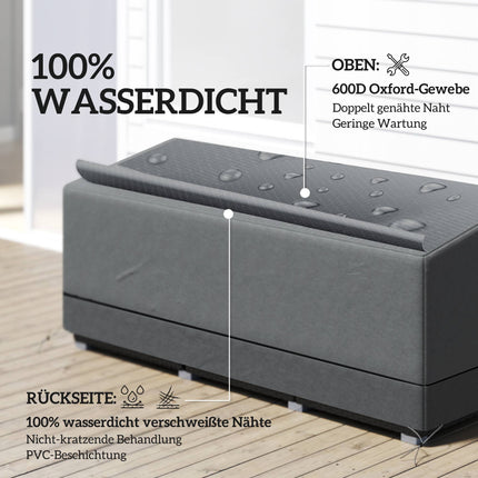 Waterproof Outdoor Furniture Cover, 600D Oxford, 190.5x72x76cm
