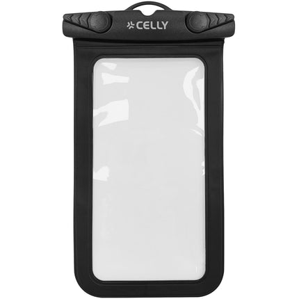 Waterproof Phone Pouch, IPX8, Fits Up To 7 Inch, Black