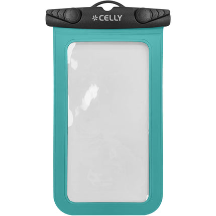 Waterproof Phone Pouch, IPX8, Up To 7 Inch, Turquoise