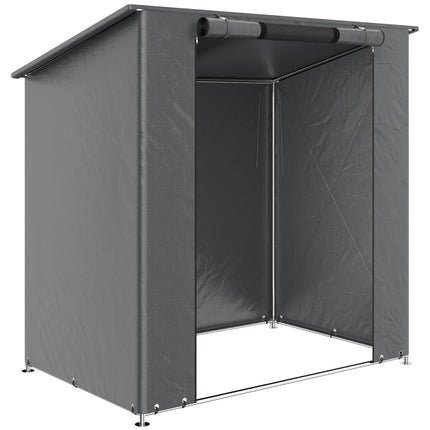 Waterproof Storage Tent 1.9x1.2m with Roll-Up Door