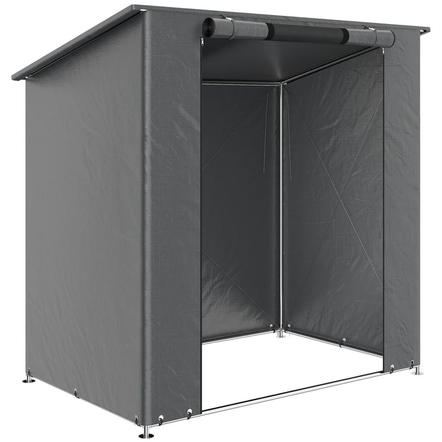 Waterproof Storage Tent 1.9x1.2m with Roll-Up Door