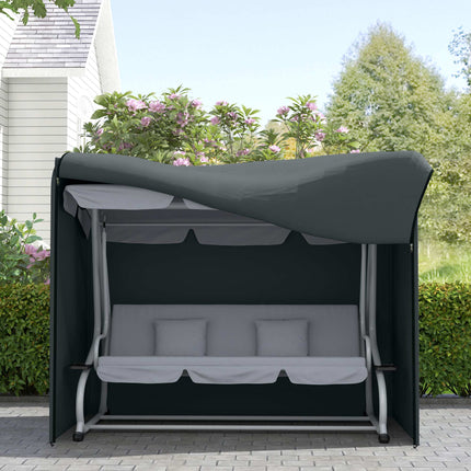 Waterproof Swing Cover, 3-Seater, Oxford Fabric, 220x125x172 cm