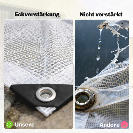 Waterproof Tarp 4x6m, 140g/m², UV-Stable with Grommets