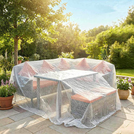 Waterproof Tarp 4x6m, 140g/m², UV-Stable with Grommets