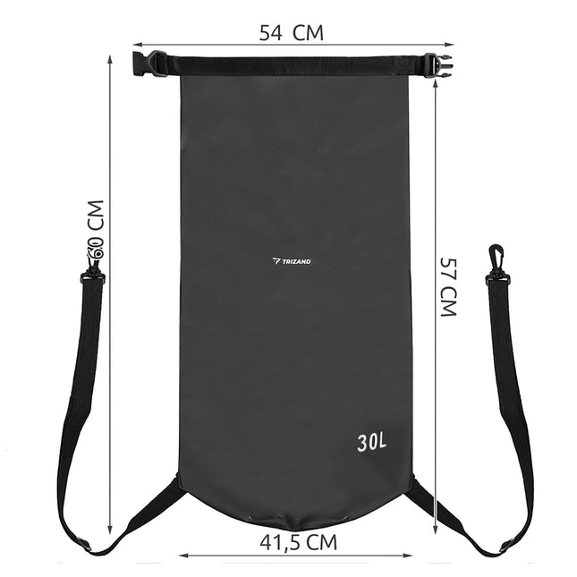 Wodoodporna torba 30L czarna 23568