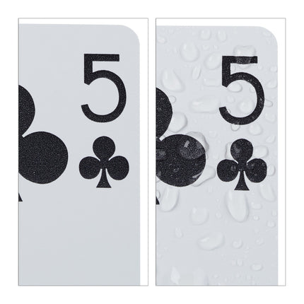Waterproof playing cards 4 decks