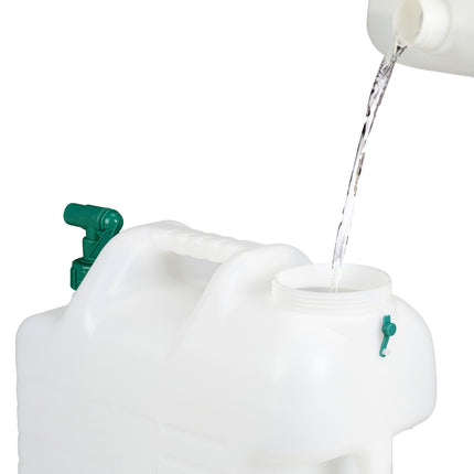 Water tank with faucet