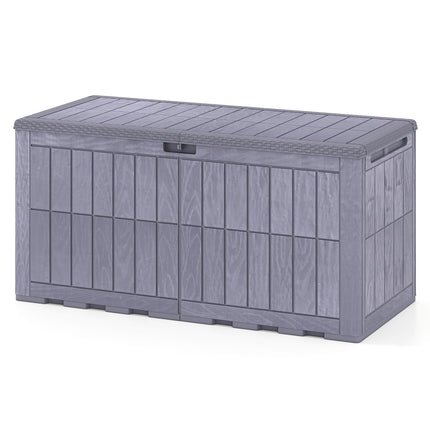 Weatherproof 455L Outdoor Storage Box with Lockable Lid