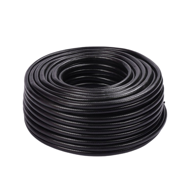 Weatherproof Black Garden Hose, UV-Resistant, 1/2" Fittings